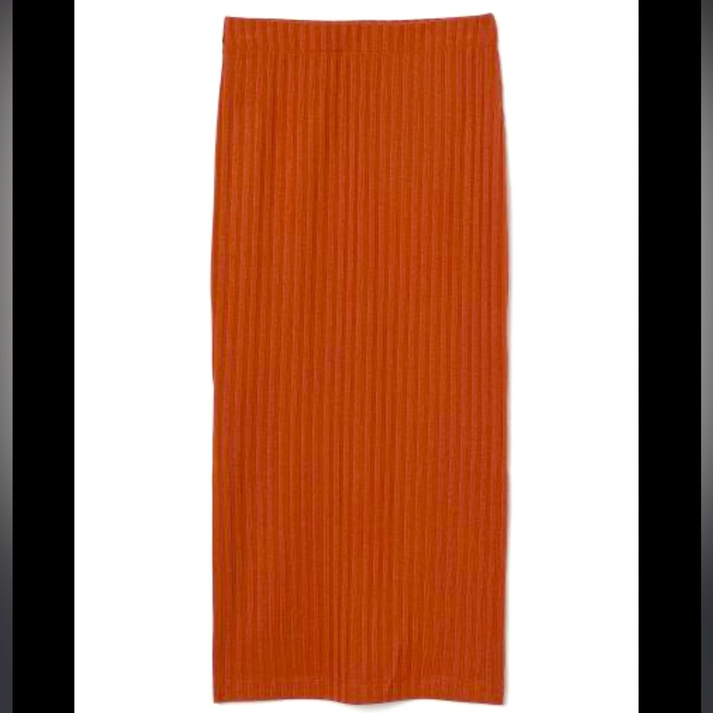 H&M RIBBED KNIT PENCIL MAXI SKIRT